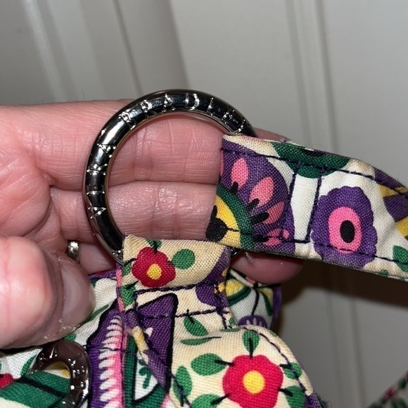 VERA bradley quickDraw viva la vera drawstring shoulder bag crossbody purse - Picture 6 of 11